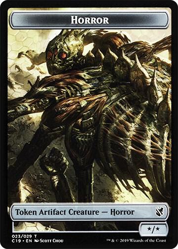 Angel of Sanctions // Horror Double-Sided Token (Back)