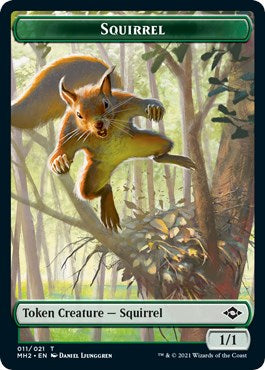 Squirrel // Zombie Army Double-Sided Token