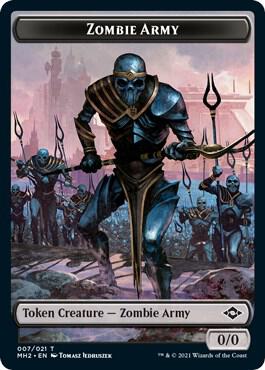 Squirrel // Zombie Army Double-Sided Token (Back)