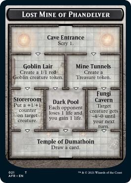Dungeon of the Mad Mage // Lost Mine of Phandelver Double-Sided Token (Back)