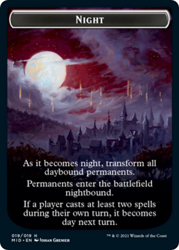 Day // Night Double-Sided Token (Back)