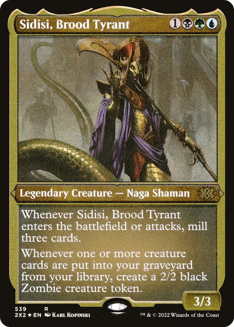 Sidisi, Brood Tyrant (Foil Etched)