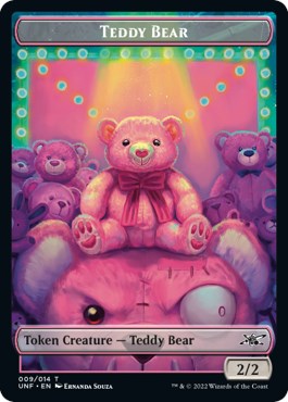 Teddy Bear // Food (011) Double-sided Token