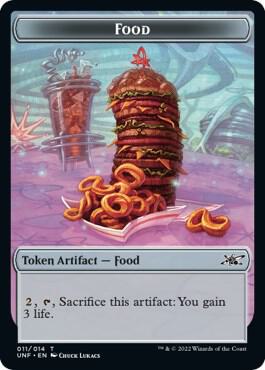 Zombie Employee // Food (011) Double-sided Token (Back)