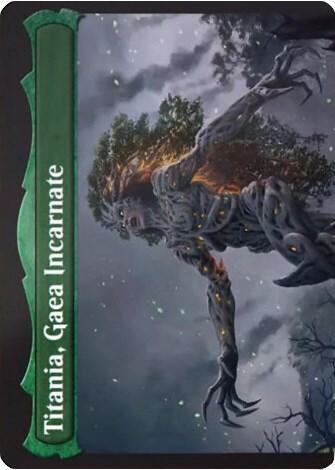 Titania, Voice of Gaea (Back)