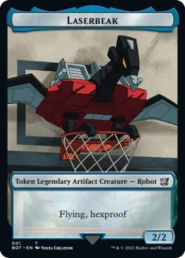 Powerstone // Laserbeak Double-Sided Token (Back)