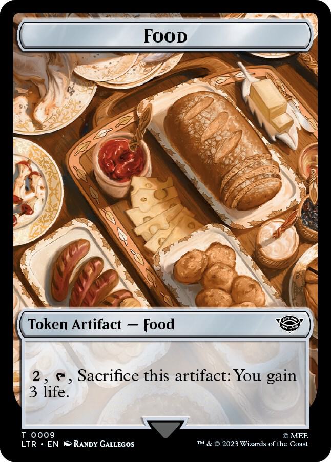 Treasure // Food (0009) Double-Sided Token (Back)