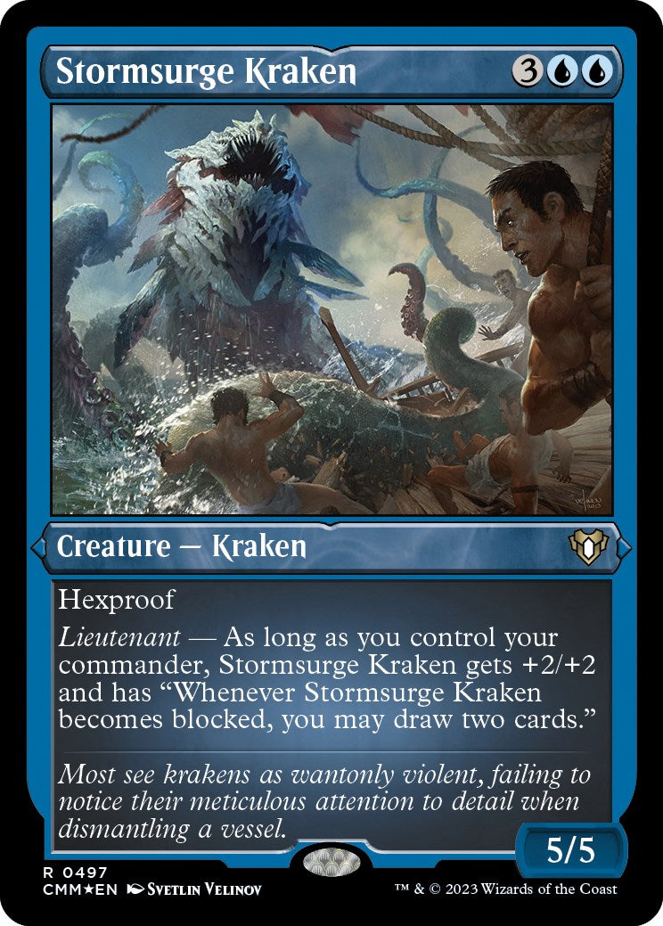 Stormsurge Kraken (Foil Etched)