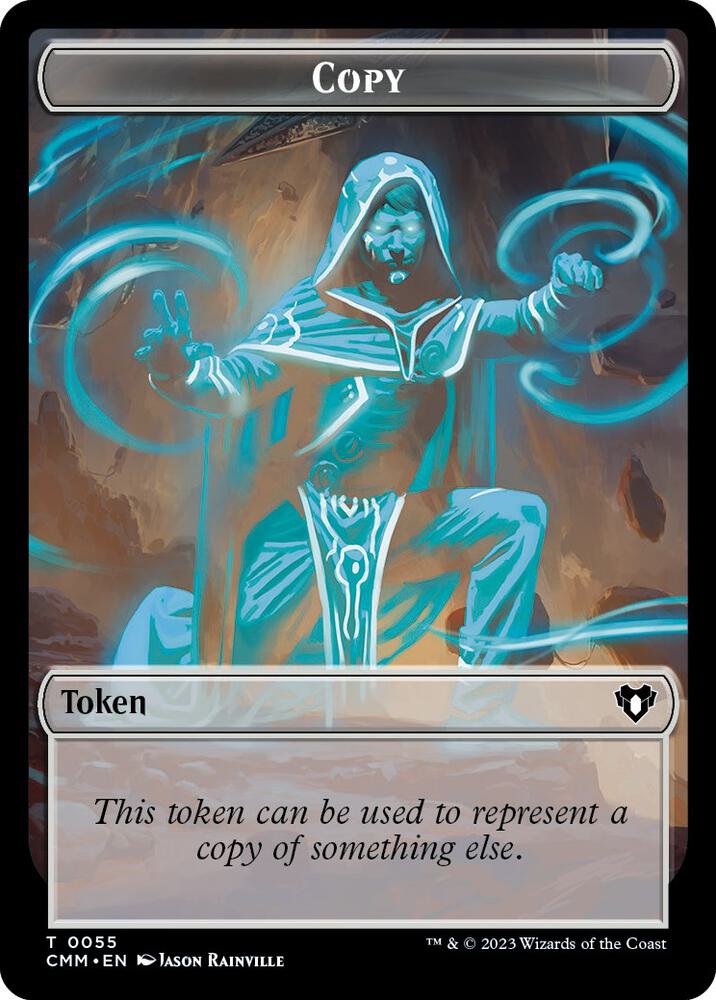 Emblem - Elspeth, Sun's Champion // Copy (0055) Double-Sided Token (Back)