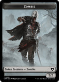 Zombie (0019) // Emblem - Ob Nixilis of the Black Oath Double-Sided Token