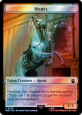 Horse // Food (0057) Double-Sided Token (Surge Foil)