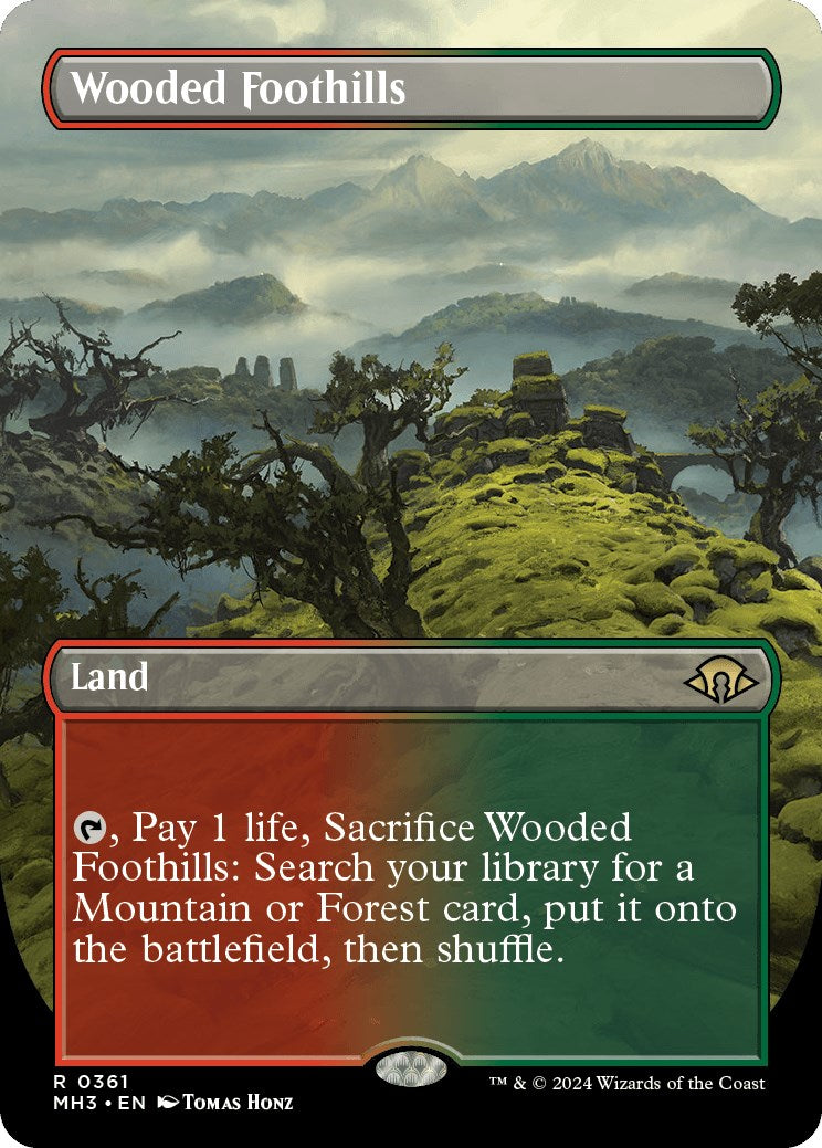 Wooded Foothills (Borderless)