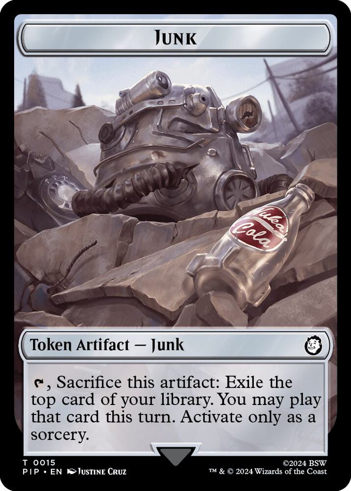 Thopter // Junk Double-Sided Token (Back)