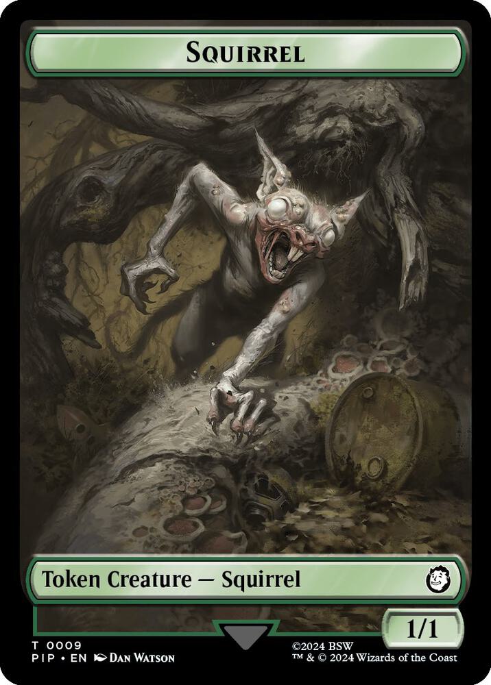 Radiation // Squirrel Double-Sided Token (Back)