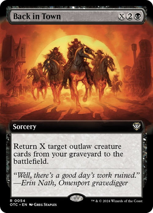 Back in Town (Extended Art)
