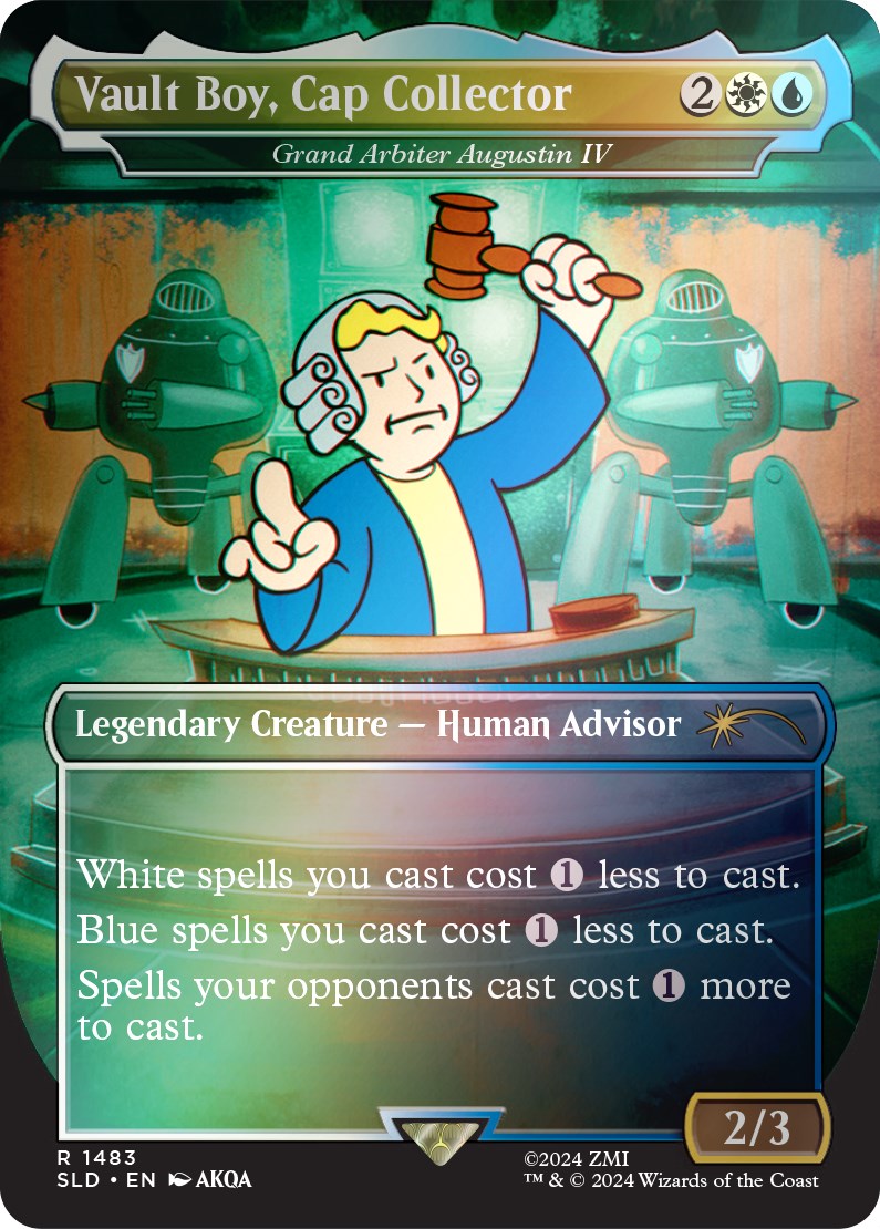 Vault Boy, Cap Collector - Grand Arbiter Augustin IV (Rainbow Foil)