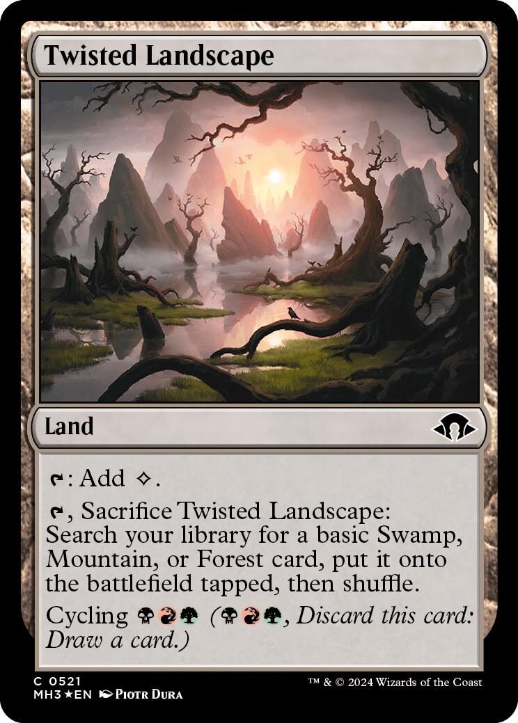 Twisted Landscape (Ripple Foil)