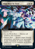 What Must Be Done (Extended Art)