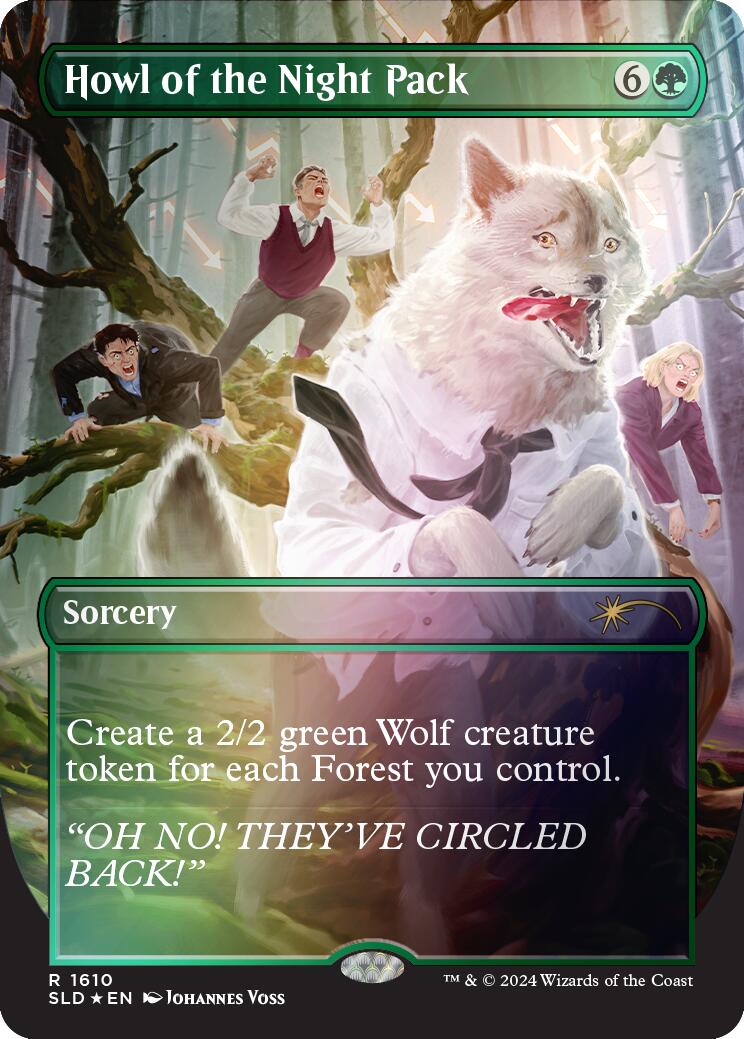 Howl of the Night Pack Rainbow Foil