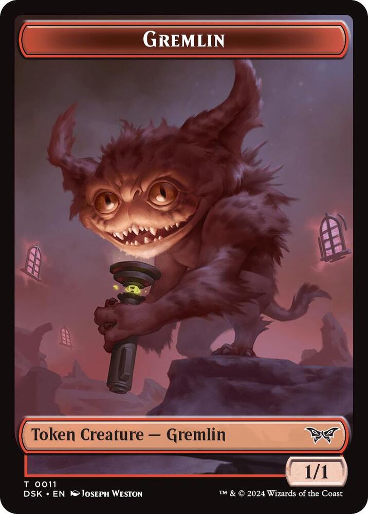 Emblem - Kaito, Bane of Nightmares // Gremlin Double-Sided Token (Back)