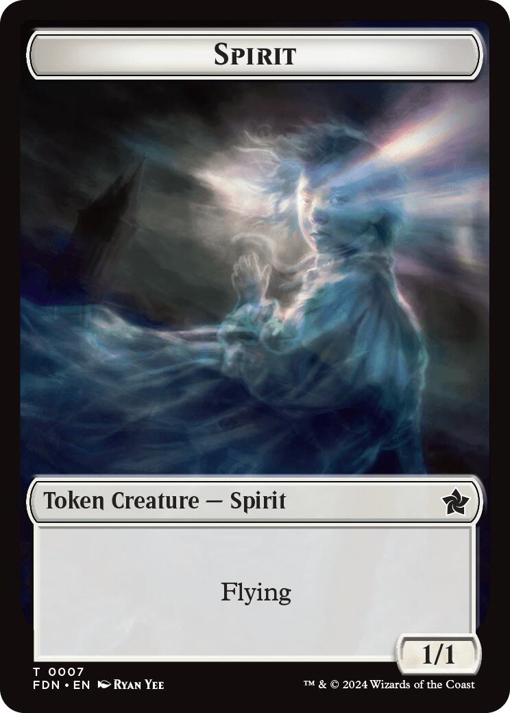 Spirit // Cat (0001) Doubled-Sided Token