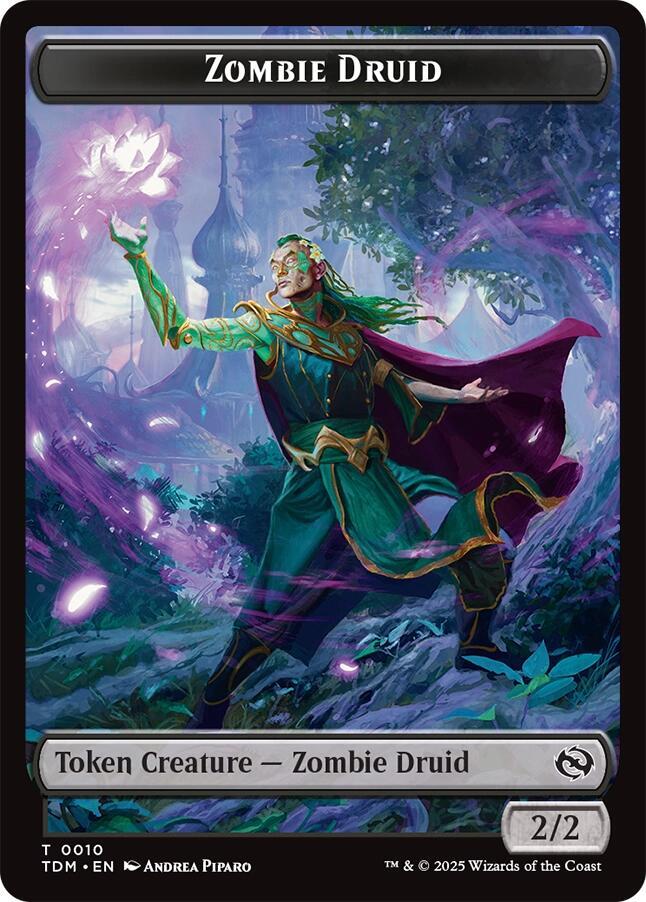 Insect (0022) // Zombie Druid Double-Sided Token (Back)