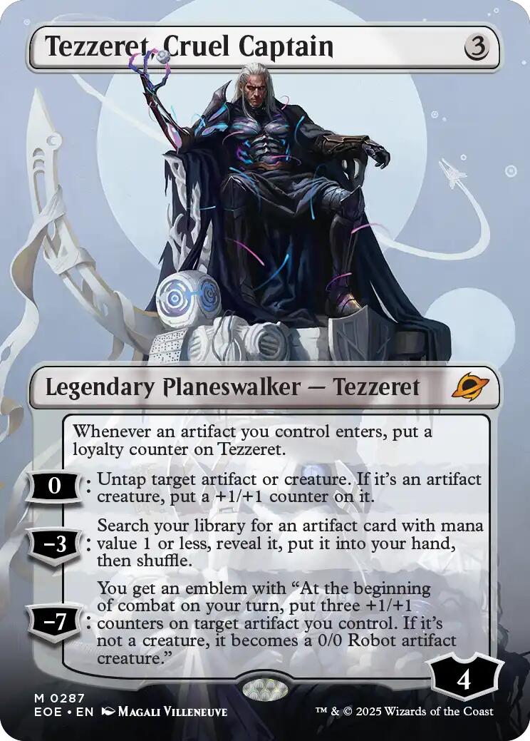 Tezzeret, Cruel Captain (Borderless)