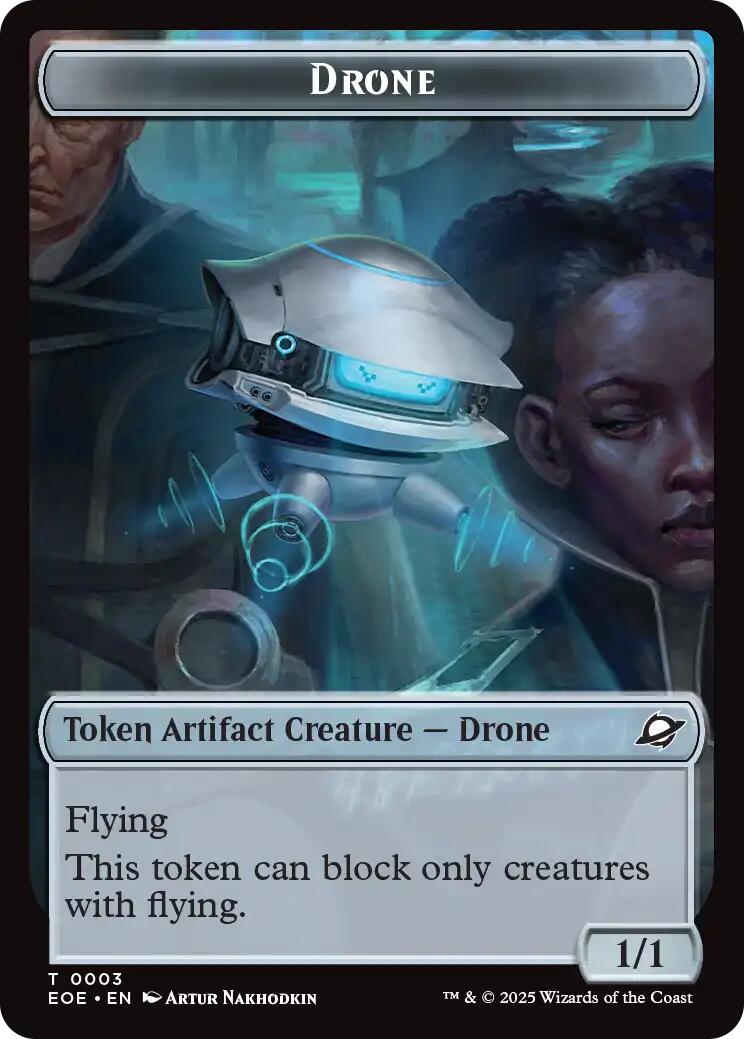 Drone // Lander (0006) Doubled-Sided Token