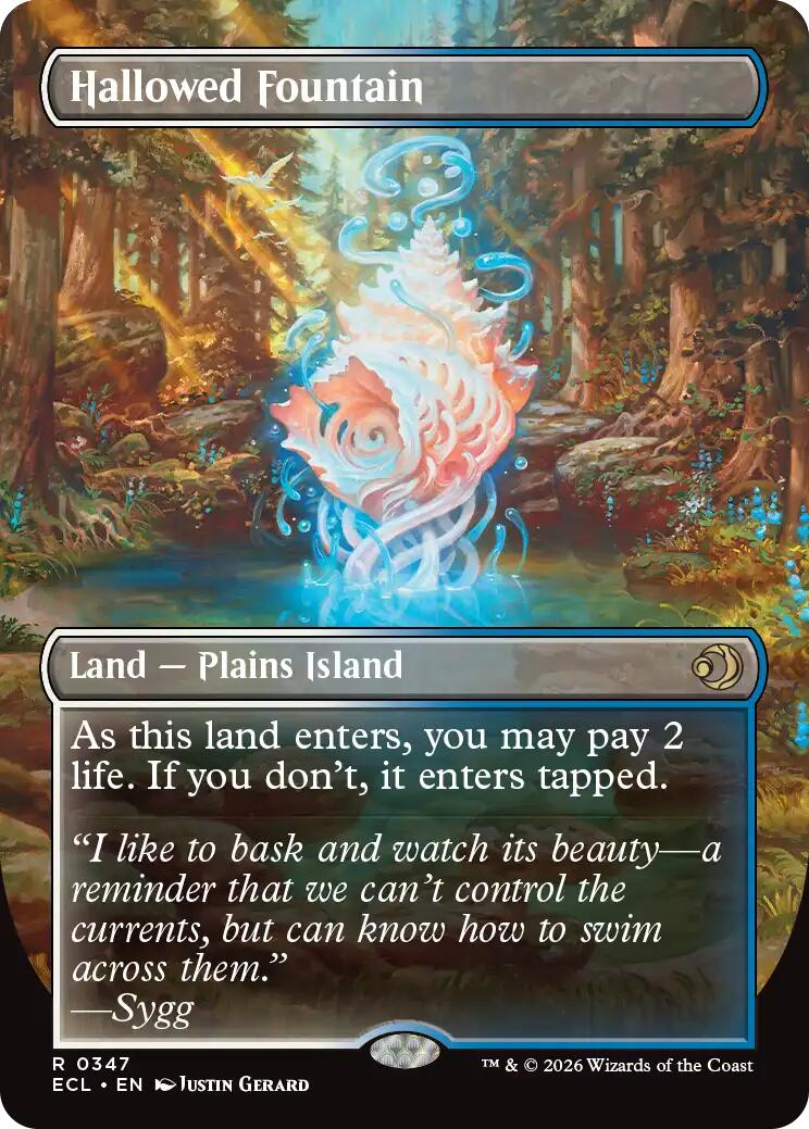 Hallowed Fountain (Borderless)