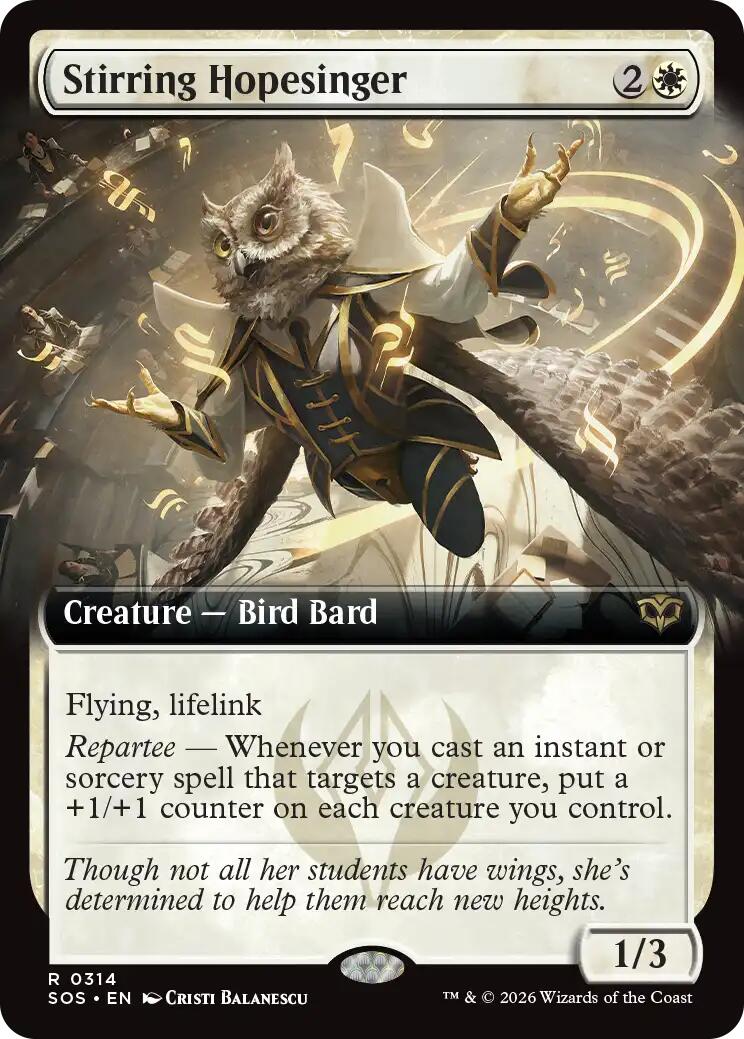 Stirring Hopesinger (Extended Art)