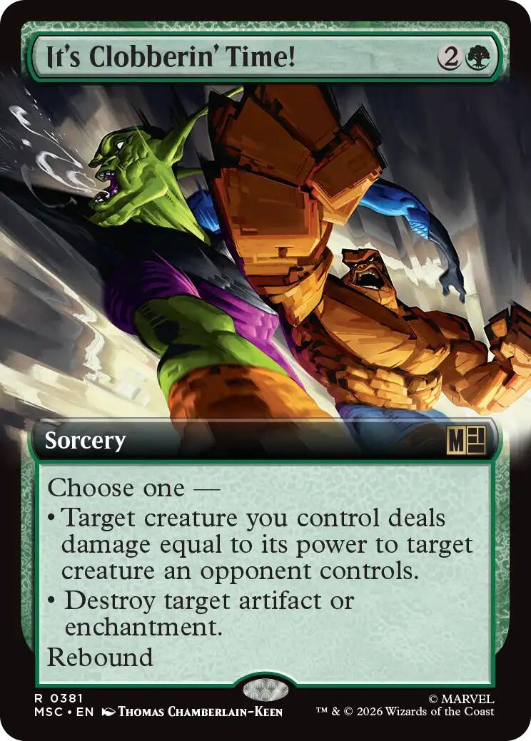 It's Clobberin' Time! (Extended Art)