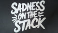 Sadness on the Stack Playmat