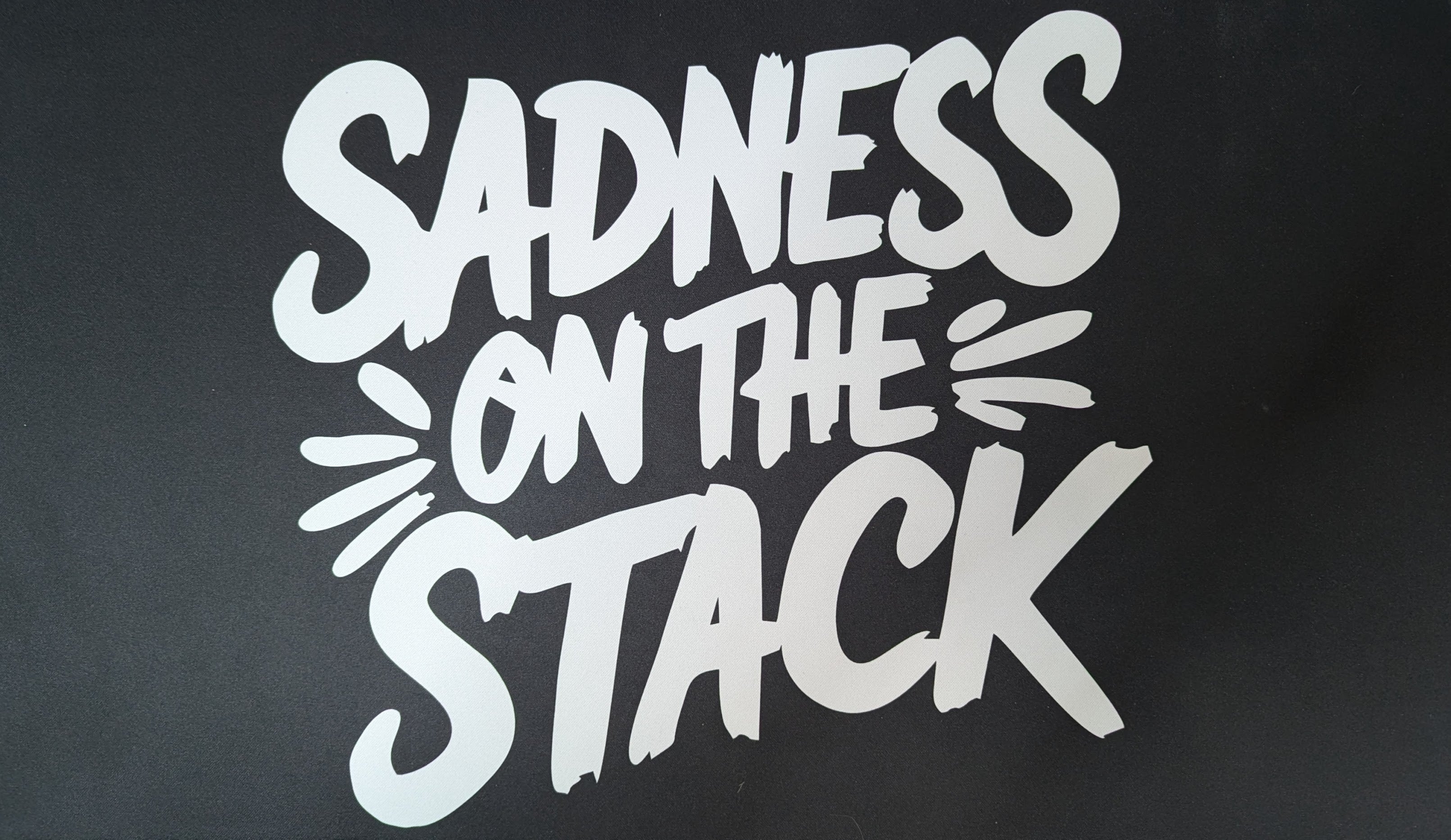 Sadness on the Stack Playmat